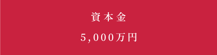 資本金 5000万円