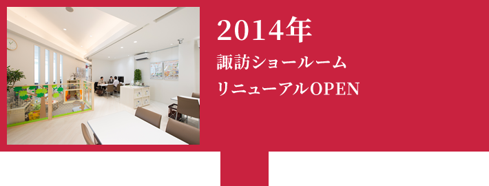 2014年 諏訪ショールームリニューアルOPEN